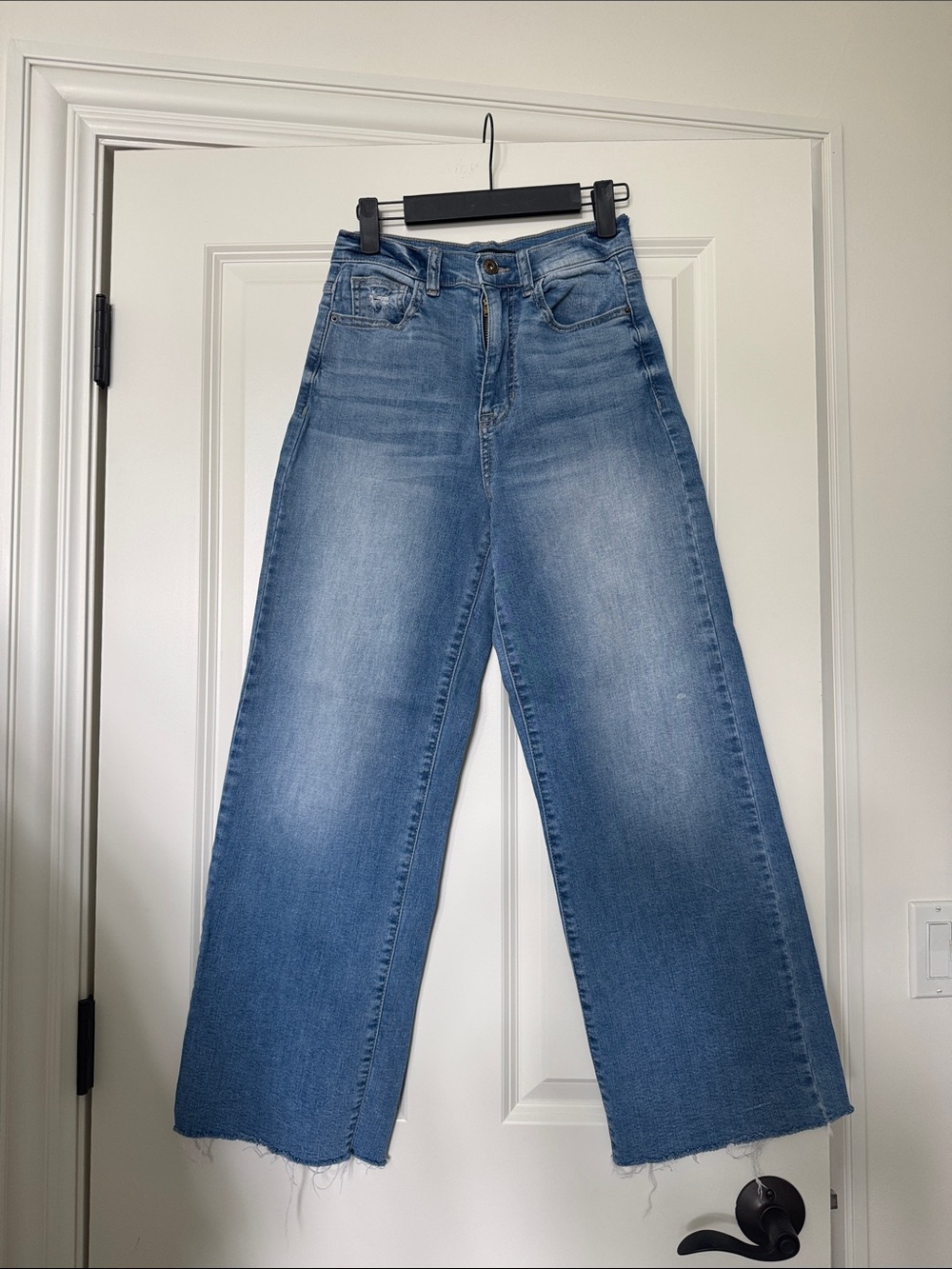 Forever 21 High-waisted, wide-leg jeans.